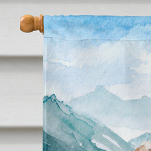 Load image into Gallery viewer, Mountian Flowers Jack Russell Terrier Flag Canvas House Size CK1963CHF