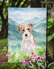 Load image into Gallery viewer, Mountian Flowers Jack Russell Terrier Garden Flag - Outdoor Decorative Yard Flag CK1963GF