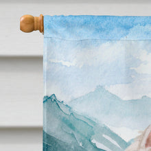 Load image into Gallery viewer, Mountian Flowers Westie Flag Canvas House Size CK1965CHF