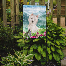 Load image into Gallery viewer, Mountian Flowers Westie Garden Flag - Outdoor Decorative Yard Flag CK1965GF