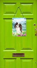 Load image into Gallery viewer, Mountian Flowers Tricolor Cavalier Spaniel Wall or Door Hanging Prints CK1966DS1216