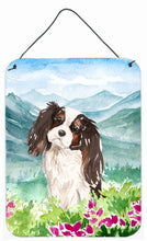 Load image into Gallery viewer, Mountian Flowers Tricolor Cavalier Spaniel Wall or Door Hanging Prints CK1966DS1216