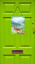 Load image into Gallery viewer, Mountian Flowers Red Dachshund Wall or Door Hanging Prints CK1967DS1216