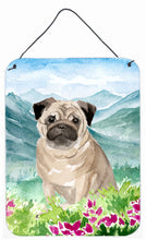 Load image into Gallery viewer, Mountian Flowers Fawn Pug Wall or Door Hanging Prints CK1969DS1216
