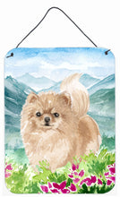 Load image into Gallery viewer, Mountian Flowers Pomeranian Wall or Door Hanging Prints CK1970DS1216
