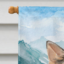 Load image into Gallery viewer, Mountian Flowers Norwich Terrier Flag Canvas House Size CK1971CHF