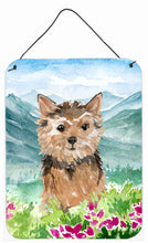 Load image into Gallery viewer, Mountian Flowers Norwich Terrier Wall or Door Hanging Prints CK1971DS1216