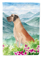 Load image into Gallery viewer, Mountian Flowers Great Dane Garden Flag - Outdoor Decorative Yard Flag CK1976GF