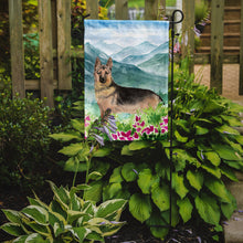 Load image into Gallery viewer, Mountian Flowers German Shepherd Garden Flag - Outdoor Decorative Yard Flag CK1977GF