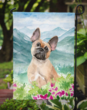 Load image into Gallery viewer, Mountian Flowers Fawn French Bulldog Garden Flag - Outdoor Decorative Yard Flag CK1978GF