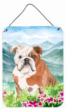 Load image into Gallery viewer, Mountian Flowers English Bulldog Wall or Door Hanging Prints CK1979DS1216
