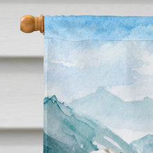 Load image into Gallery viewer, Mountian Flowers Dalmatian Flag Canvas House Size CK1980CHF