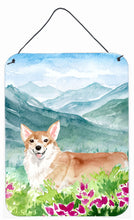 Load image into Gallery viewer, Mountian Flowers Corgi Wall or Door Hanging Prints CK1981DS1216