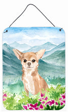 Load image into Gallery viewer, Mountian Flowers Chihuahua Wall or Door Hanging Prints CK1983DS1216