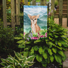 Load image into Gallery viewer, Mountian Flowers Chihuahua Garden Flag - Outdoor Decorative Yard Flag CK1983GF