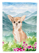 Load image into Gallery viewer, Mountian Flowers Chihuahua Garden Flag - Outdoor Decorative Yard Flag CK1983GF