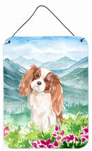 Load image into Gallery viewer, Mountian Flowers Blenheim Cavalier Spaniel Wall or Door Hanging Prints CK1985DS1216