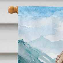Load image into Gallery viewer, Mountian Flowers Labradoodle Flag Canvas House Size CK1988CHF