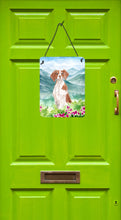 Load image into Gallery viewer, Mountian Flowers Brittany Spaniel Wall or Door Hanging Prints CK1989DS1216
