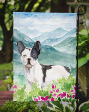 Load image into Gallery viewer, Mountian Flowers French Bulldog Garden Flag - Outdoor Decorative Yard Flag CK1991GF