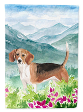 Load image into Gallery viewer, Mountian Flowers Beagle Garden Flag - Outdoor Decorative Yard Flag CK1994GF