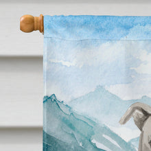 Load image into Gallery viewer, Mountian Flowers Staffordshire Bull Terrier Flag Canvas House Size CK1997CHF