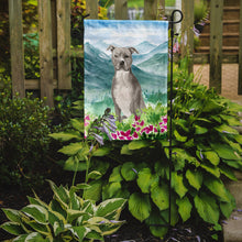 Load image into Gallery viewer, Mountian Flowers Staffordshire Bull Terrier Garden Flag - Outdoor Decorative Yard Flag CK1997GF