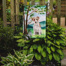 Load image into Gallery viewer, Under the Tree Jack Russell Terrier Garden Flag - Outdoor Decorative Yard Flag CK1998GF