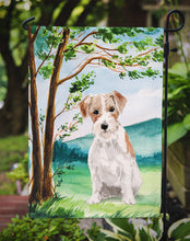 Load image into Gallery viewer, Under the Tree Jack Russell Terrier Garden Flag - Outdoor Decorative Yard Flag CK1998GF