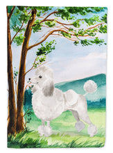 Load image into Gallery viewer, Under the Tree White Poodle Garden Flag - Outdoor Decorative Yard Flag CK1999GF