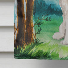 Load image into Gallery viewer, Under the Tree Tricolor Cavalier Spaniel Flag Canvas House Size CK2001CHF