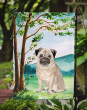 Load image into Gallery viewer, Under the Tree Fawn Pug Garden Flag - Outdoor Decorative Yard Flag CK2004GF