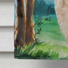 Load image into Gallery viewer, Under the Tree Pomeranian Flag Canvas House Size CK2005CHF