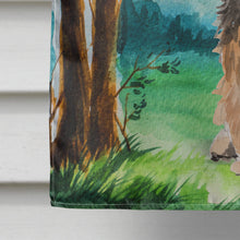 Load image into Gallery viewer, Under the Tree Norwich Terrier Flag Canvas House Size CK2006CHF