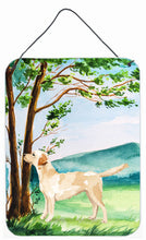 Load image into Gallery viewer, Under the Tree Yellow Labrador Wall or Door Hanging Prints CK2008DS1216