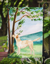 Load image into Gallery viewer, Under the Tree Yellow Labrador Garden Flag - Outdoor Decorative Yard Flag CK2008GF