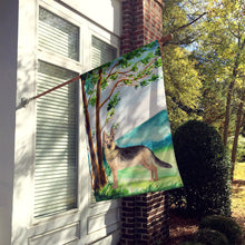 Load image into Gallery viewer, Under the Tree German Shepherd Flag Canvas House Size CK2012CHF