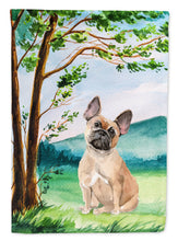 Load image into Gallery viewer, Under the Tree Fawn French Bulldog Garden Flag - Outdoor Decorative Yard Flag CK2013GF
