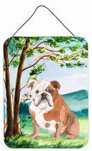 Load image into Gallery viewer, Under the Tree English Bulldog Wall or Door Hanging Prints CK2014DS1216