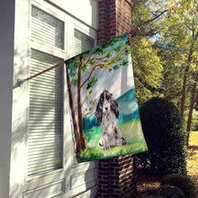 Load image into Gallery viewer, Under the Tree Black Parti Cocker Spaniel Flag Canvas House Size CK2017CHF