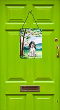 Load image into Gallery viewer, Under the Tree Black Parti Cocker Spaniel Wall or Door Hanging Prints CK2017DS1216
