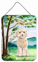 Load image into Gallery viewer, Under the Tree Goldendoodle Wall or Door Hanging Prints CK2019DS1216