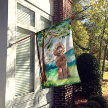 Load image into Gallery viewer, Under the Tree Labradoodle Flag Canvas House Size CK2023CHF