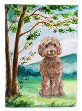 Load image into Gallery viewer, Under the Tree Labradoodle Garden Flag - Outdoor Decorative Yard Flag CK2023GF