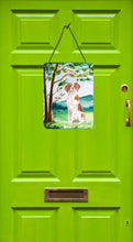 Load image into Gallery viewer, Under the Tree Brittany Spaniel Wall or Door Hanging Prints CK2024DS1216