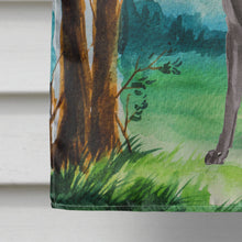 Load image into Gallery viewer, Under the Tree Black Labrador Flag Canvas House Size CK2027CHF