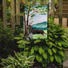 Load image into Gallery viewer, Under the Tree Dachshund Garden Flag - Outdoor Decorative Yard Flag CK2028GF