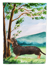 Load image into Gallery viewer, Under the Tree Dachshund Garden Flag - Outdoor Decorative Yard Flag CK2028GF