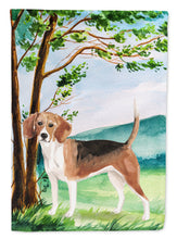 Load image into Gallery viewer, Under the Tree Beagle Flag Canvas House Size CK2029CHF
