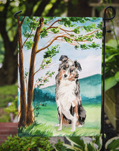 Load image into Gallery viewer, Under the Tree Australian Shepherd Garden Flag - Outdoor Decorative Yard Flag CK2030GF